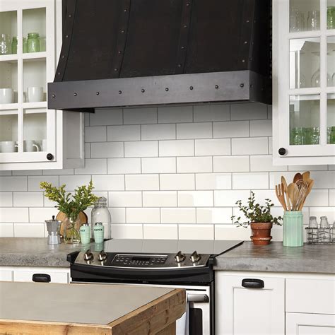 • Extremely durable and easy to clean - waterproof, stainproof, and scratch-resistant. . Lowes subway tiles